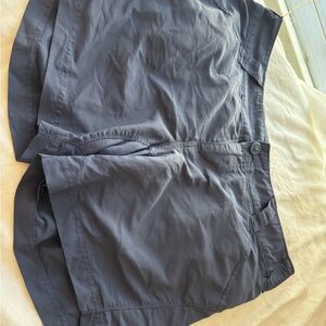 Dark Gray Casual Shorts